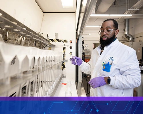 Pace Scientist Working in Laboratory